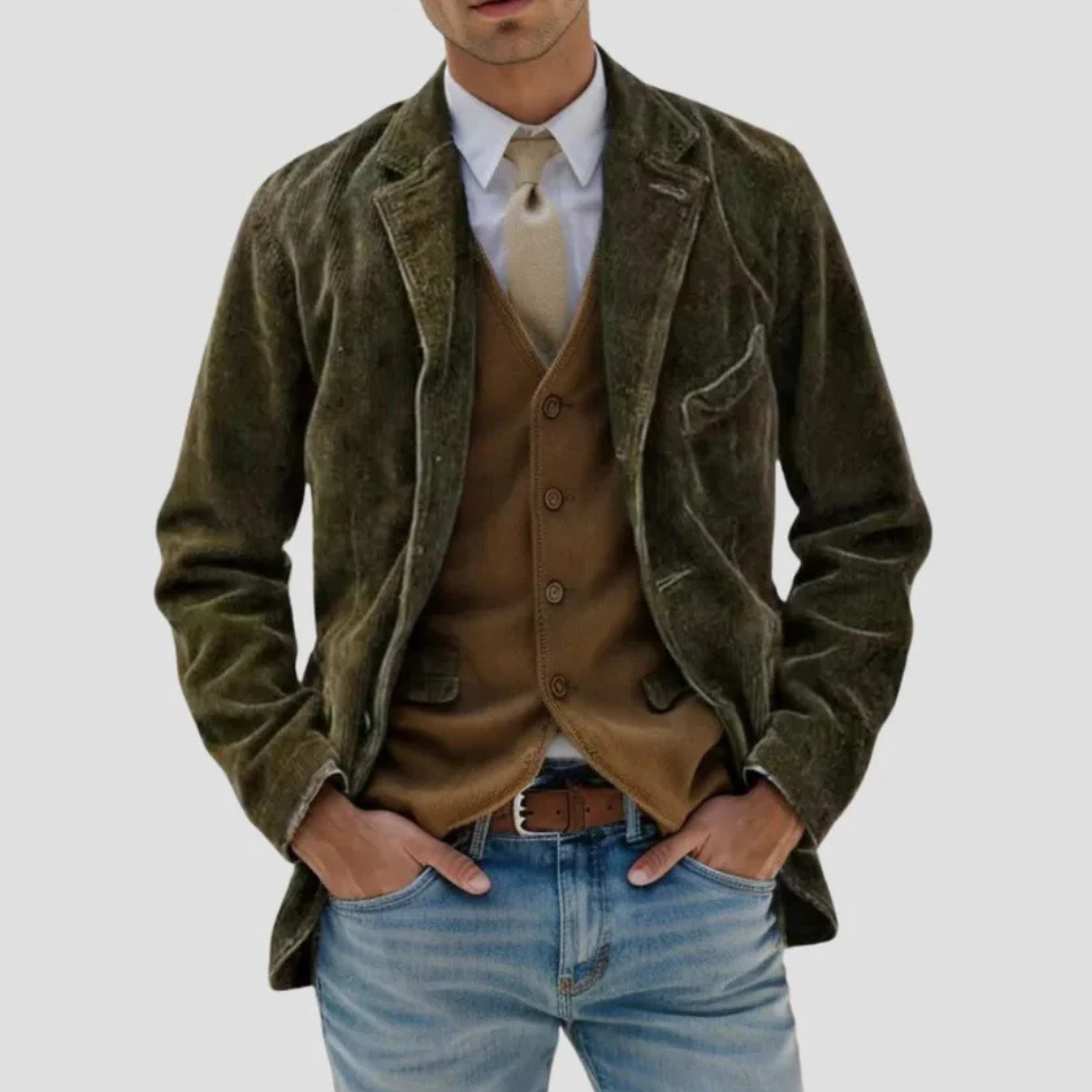 Auben | Textured Corduroy Blazer