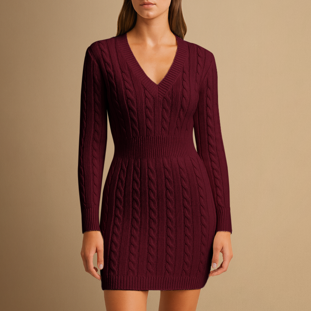 Karen | Knit Jumper Dress