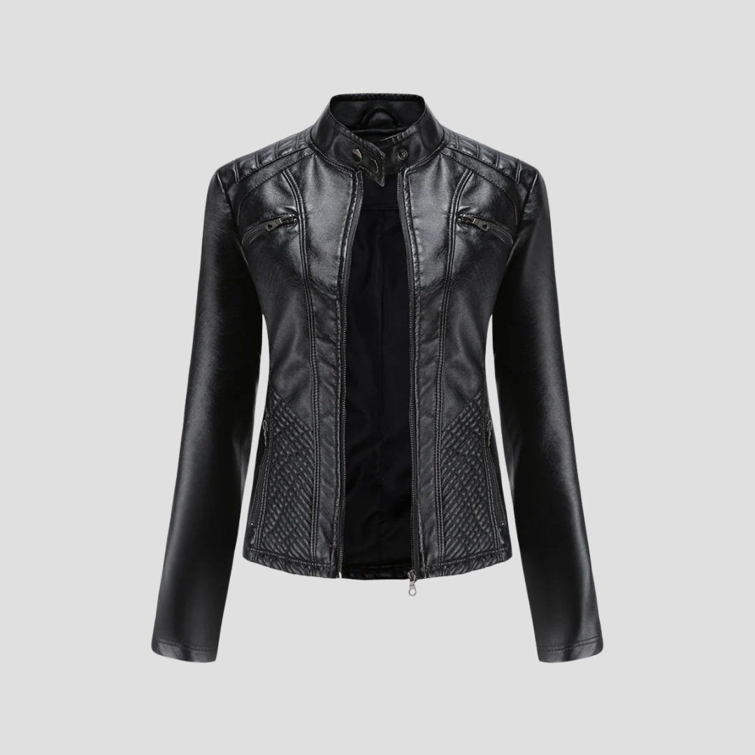 Isabelle | Quilted Leather Jacket