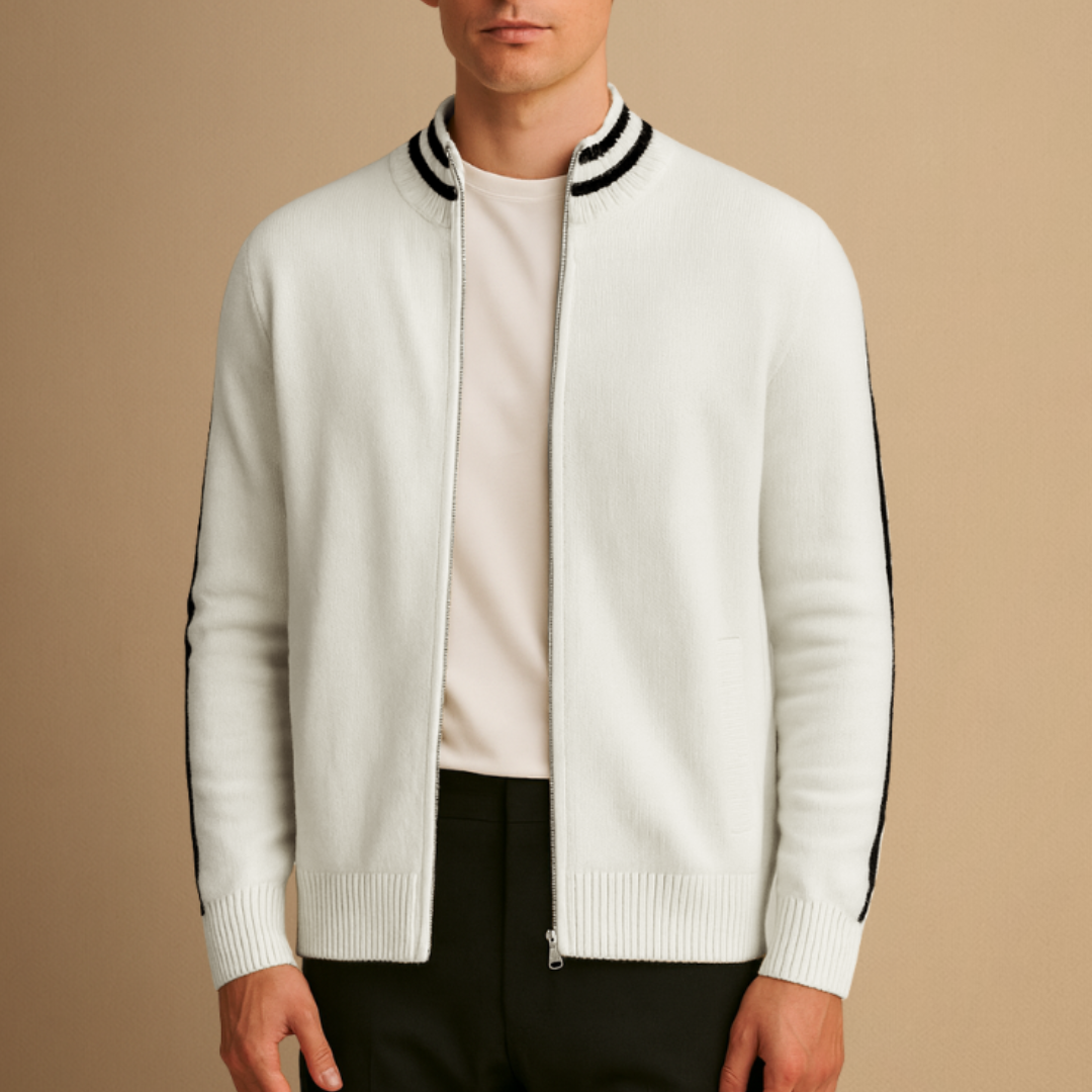 Ivan | Zip Cardigan