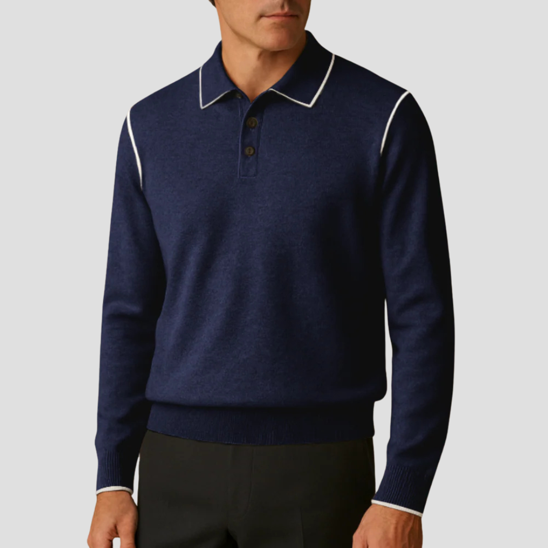 Wilson | Cashmere Polo Sweater