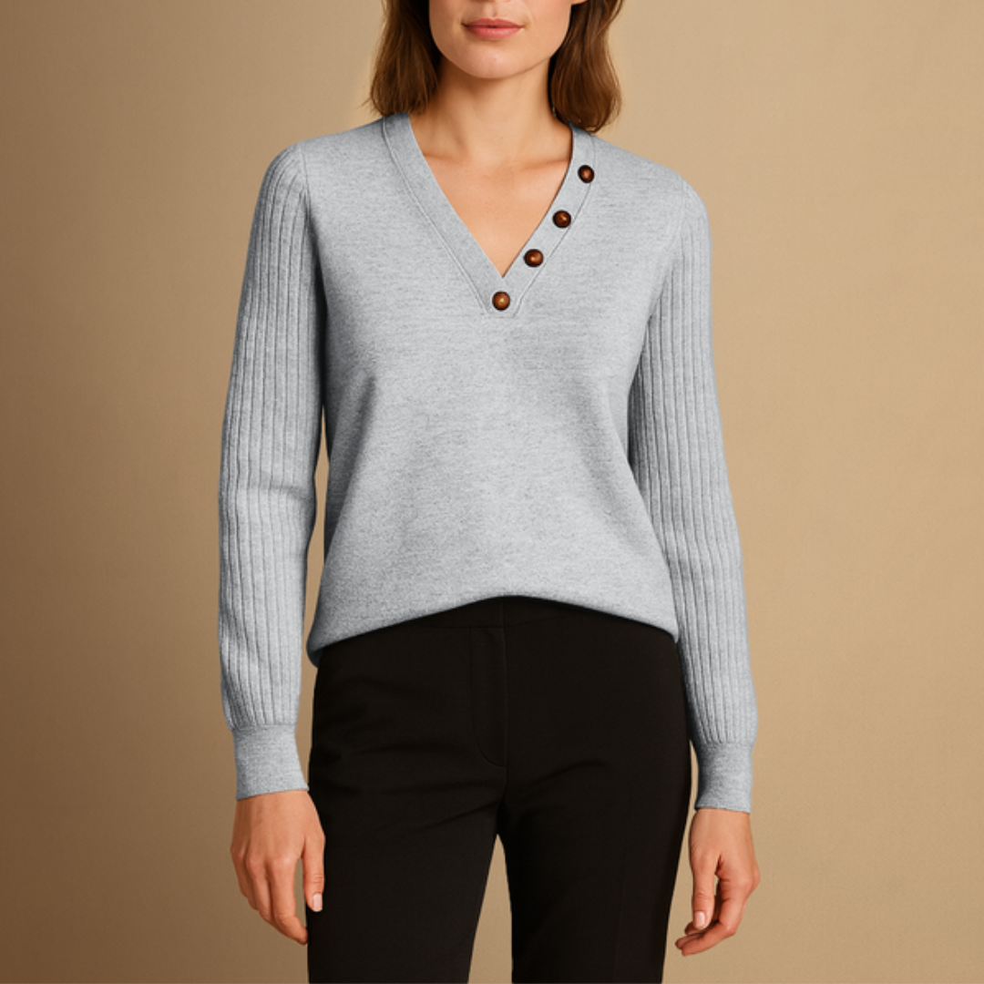 Hazel | Button Detail Jumper