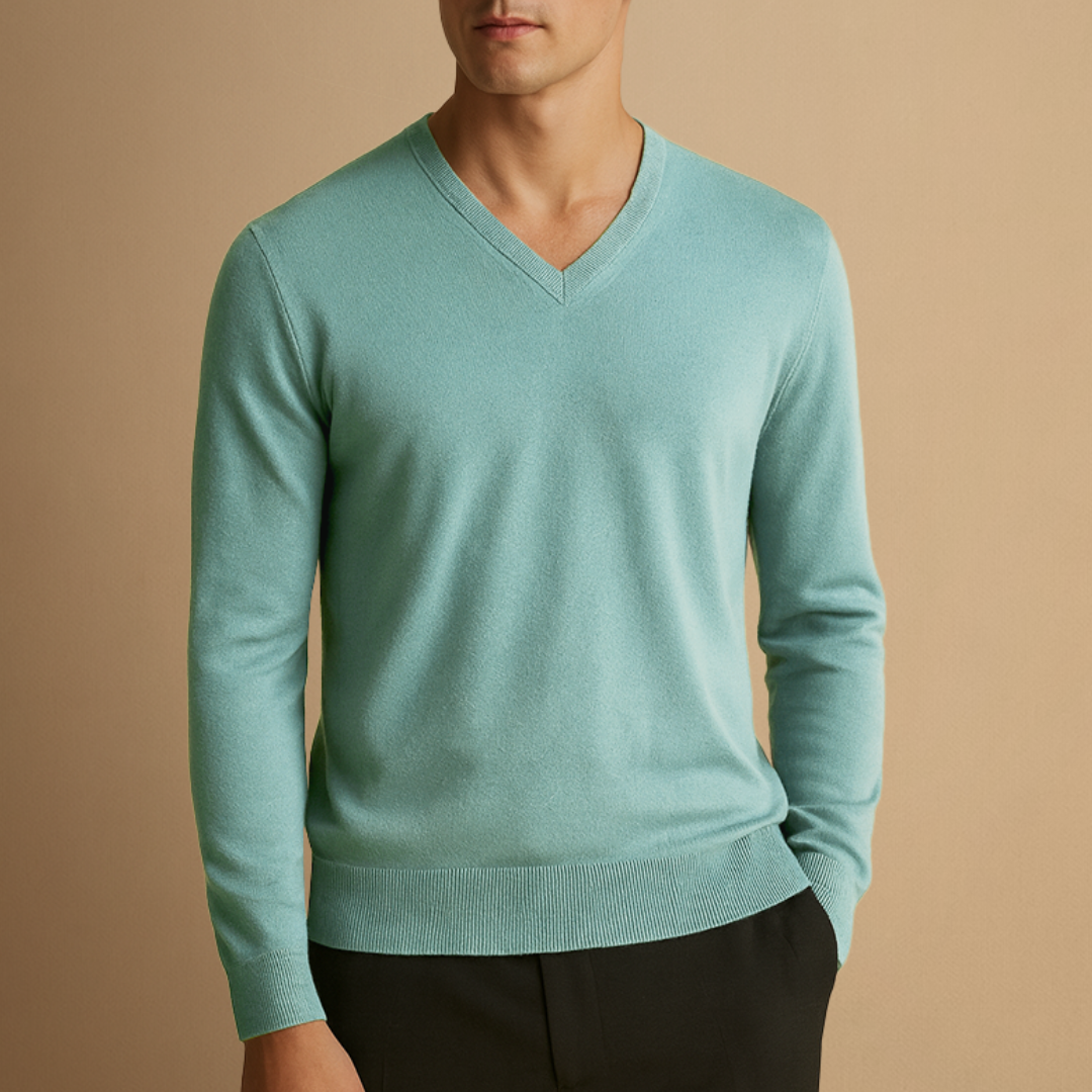 Borden | Classic V-Neck Jumper