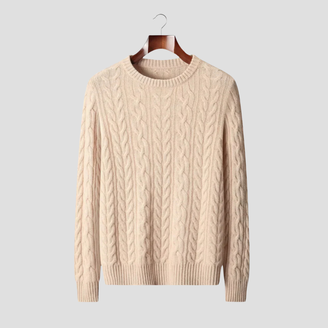 Kester | Wool Cable-Knit Jumper