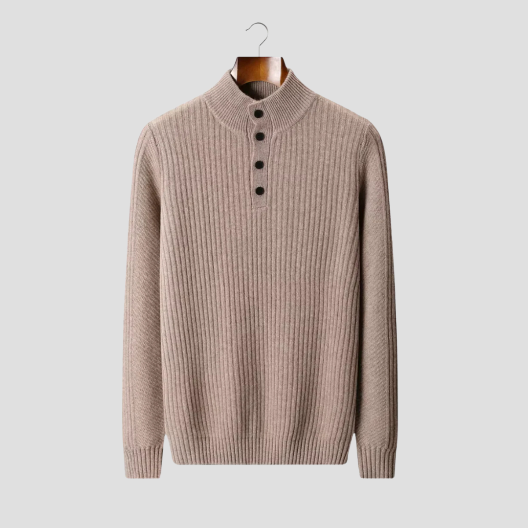 Isaac | Wool Henley Jumper