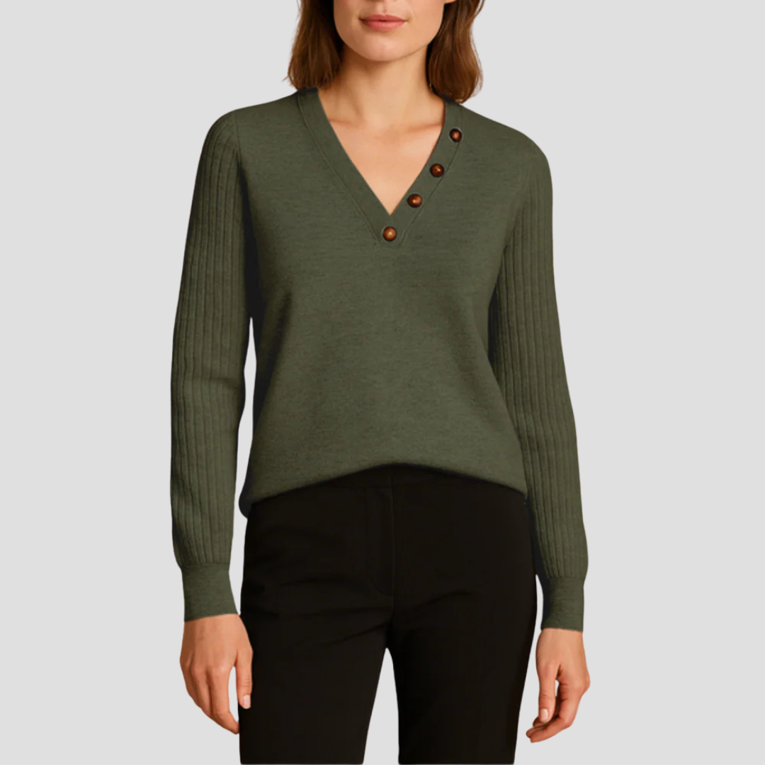 Hazel | Button Detail Jumper