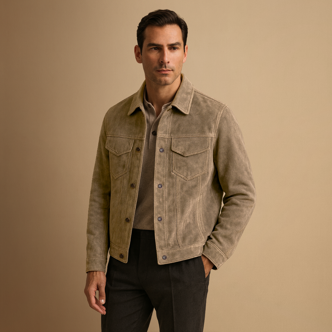 Regan | Classic Suede Jacket