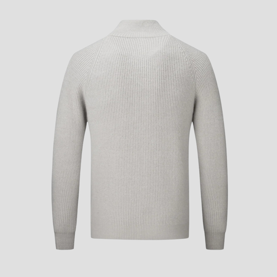 Blake | Smart Knit Zip Cardigan