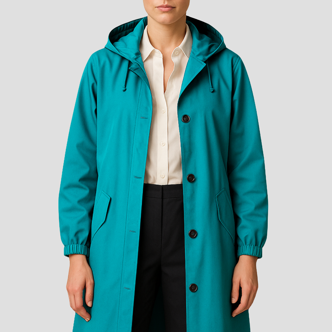 Violet | Hooded Trench Coat