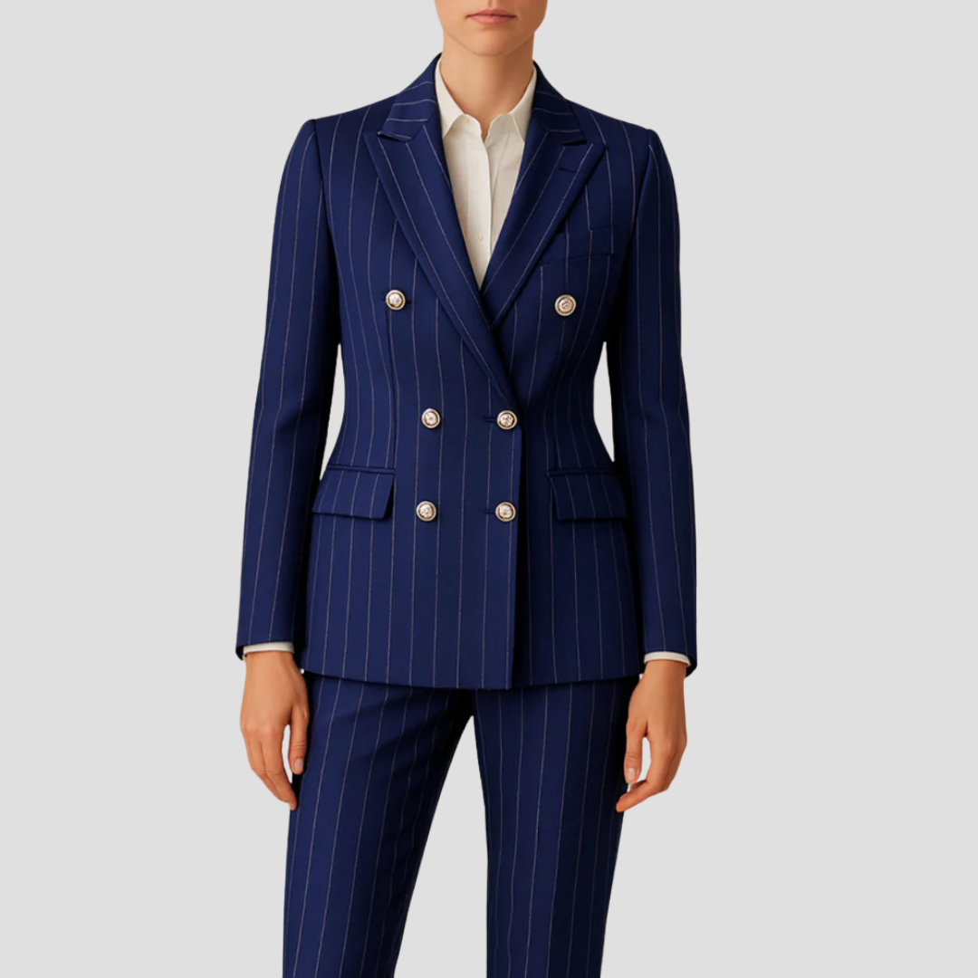 Rosa | Pinstripe Suit Set