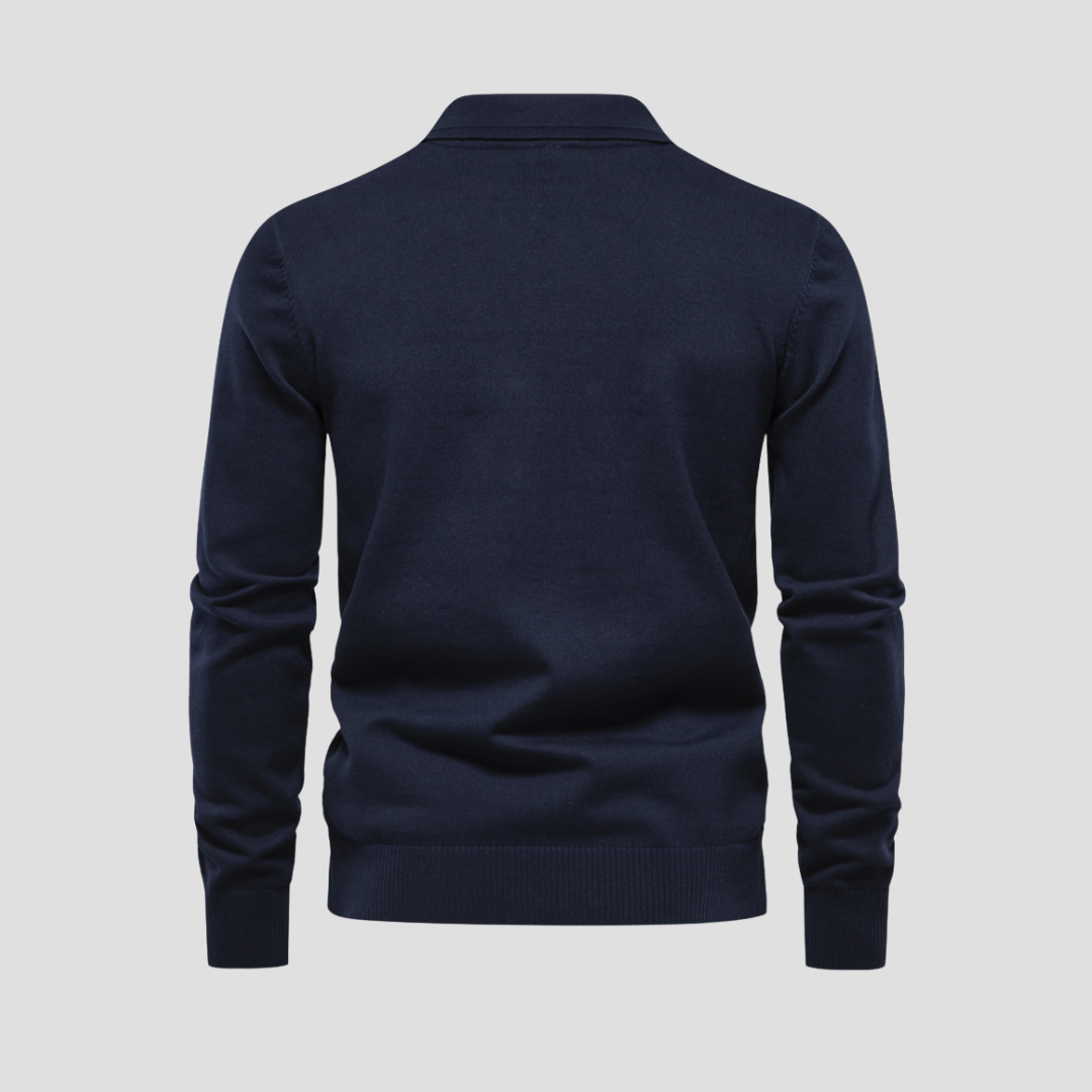 Warren | Knit Polo Sweater