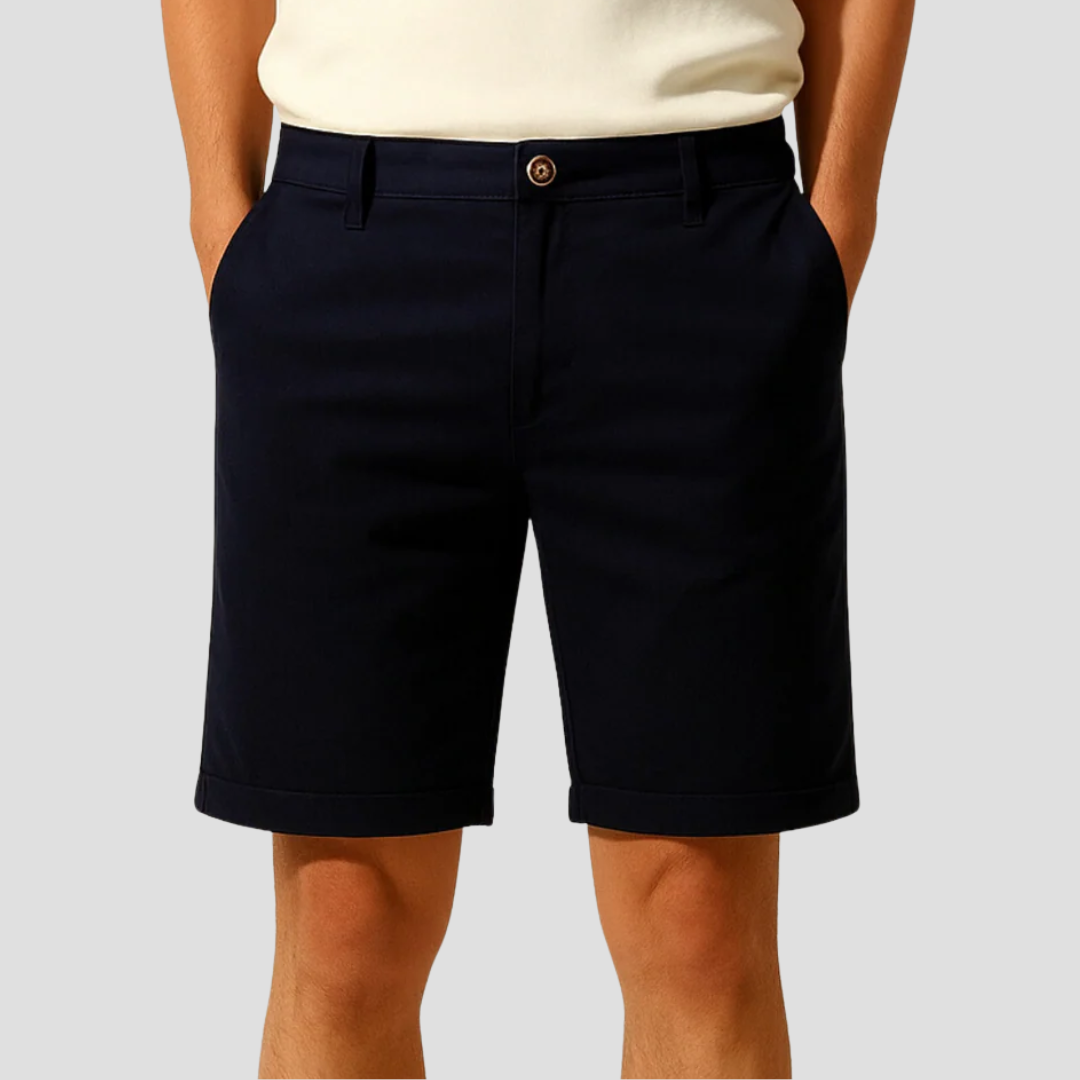 Luke | Cotton Chino Shorts