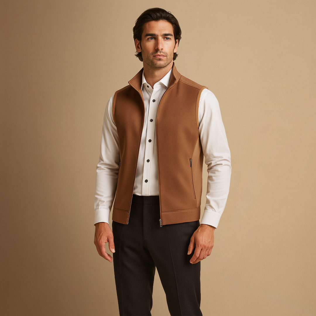 Nolan | Stand Collar Gilet