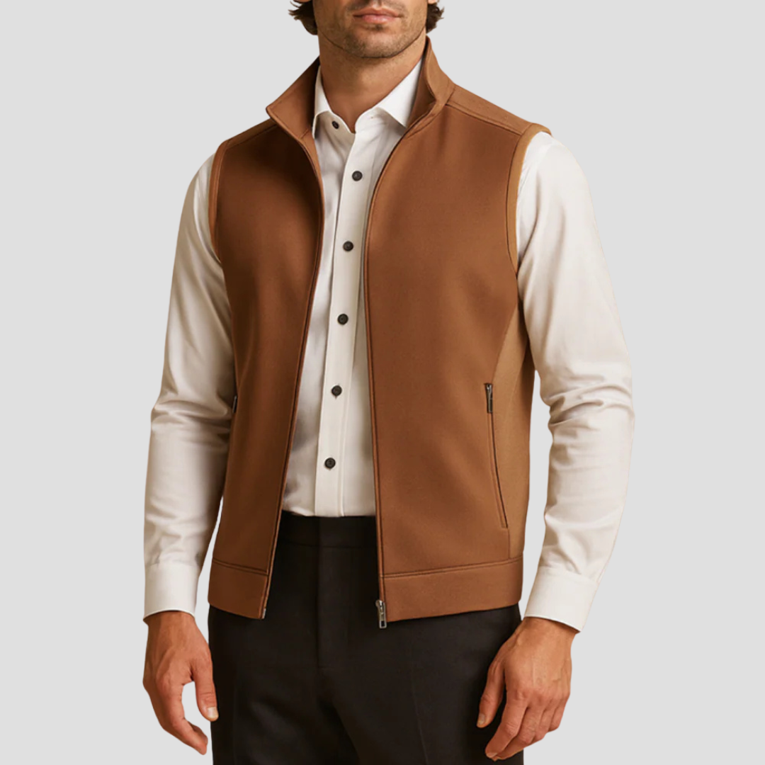 Nolan | Stand Collar Gilet