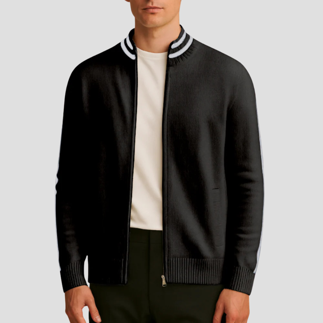 Ivan | Zip Cardigan