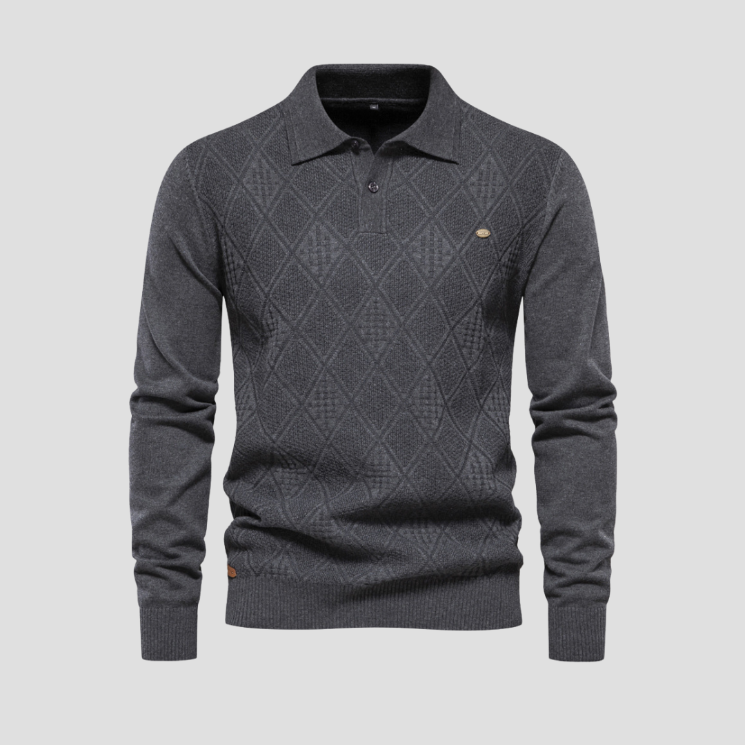 Warren | Knit Polo Sweater