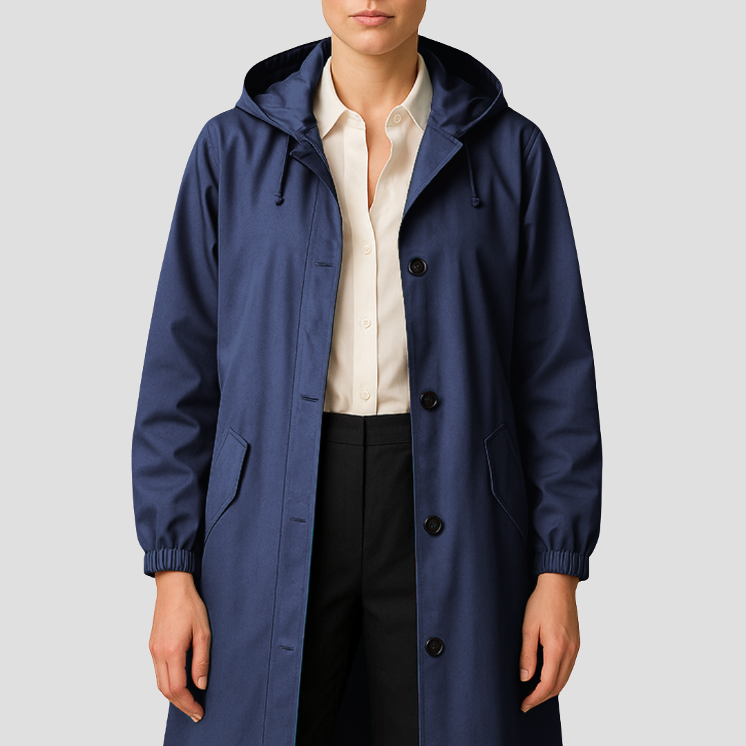 Violet | Hooded Trench Coat
