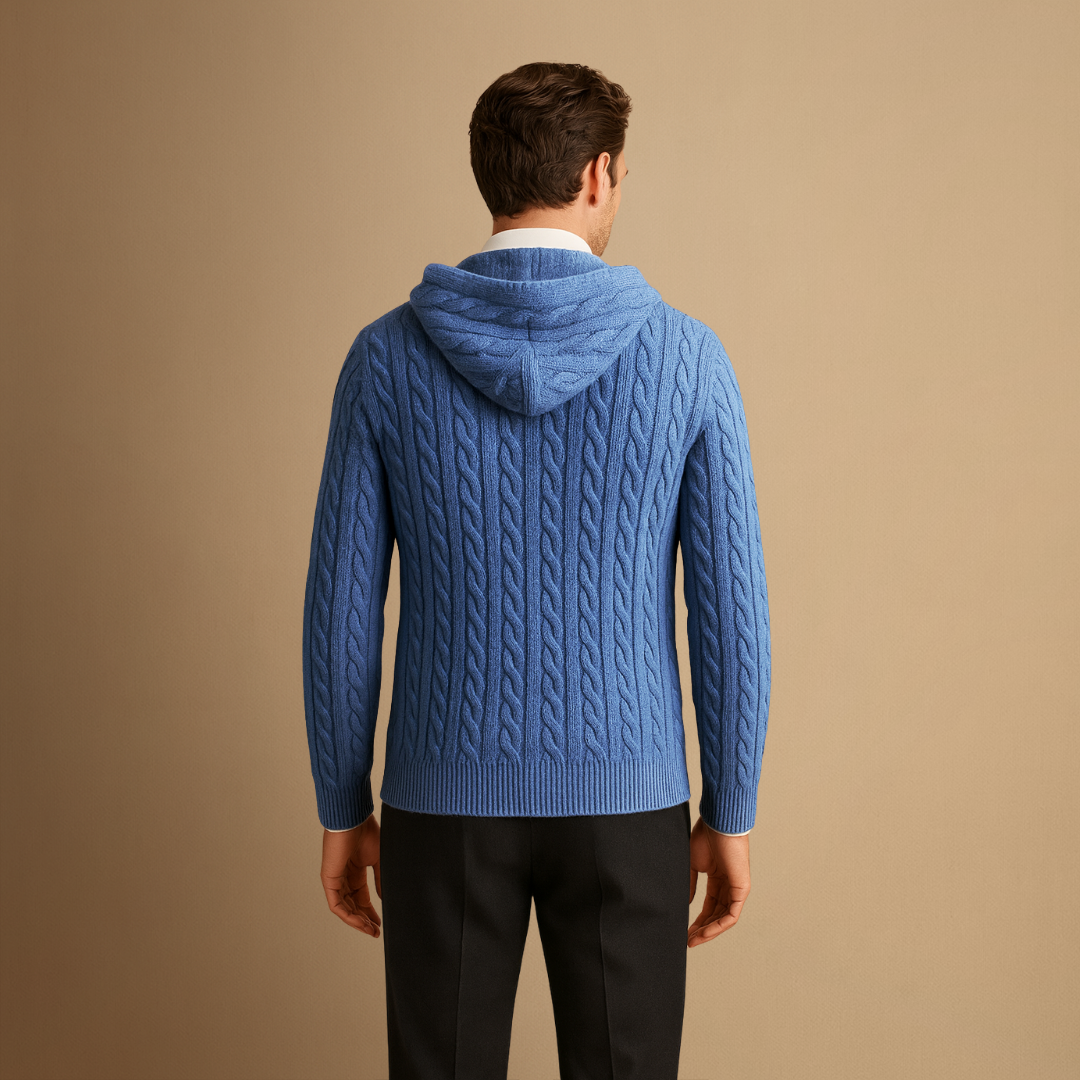 Ferris | Cashmere Hooded Cardigan