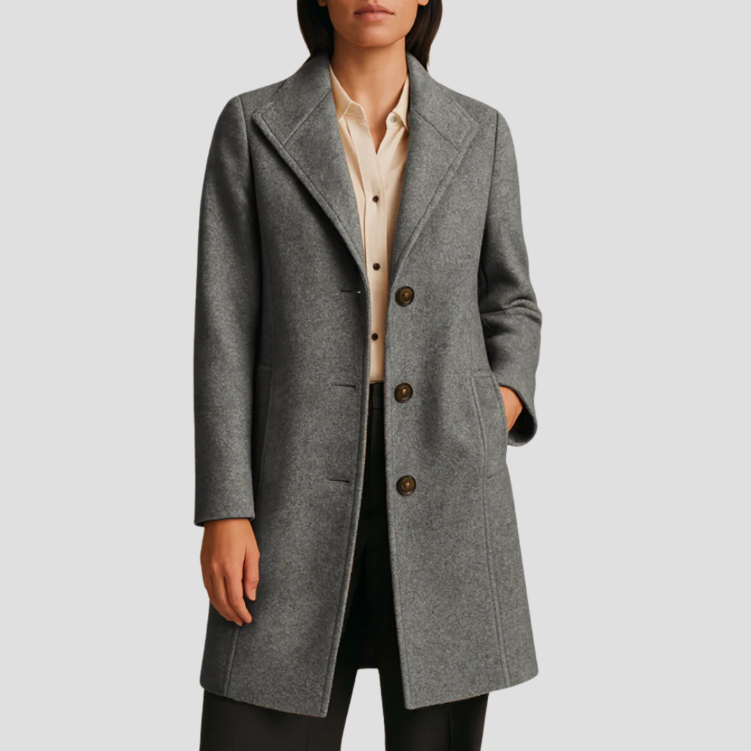 Ismay | Mid-Length Lapel Coat