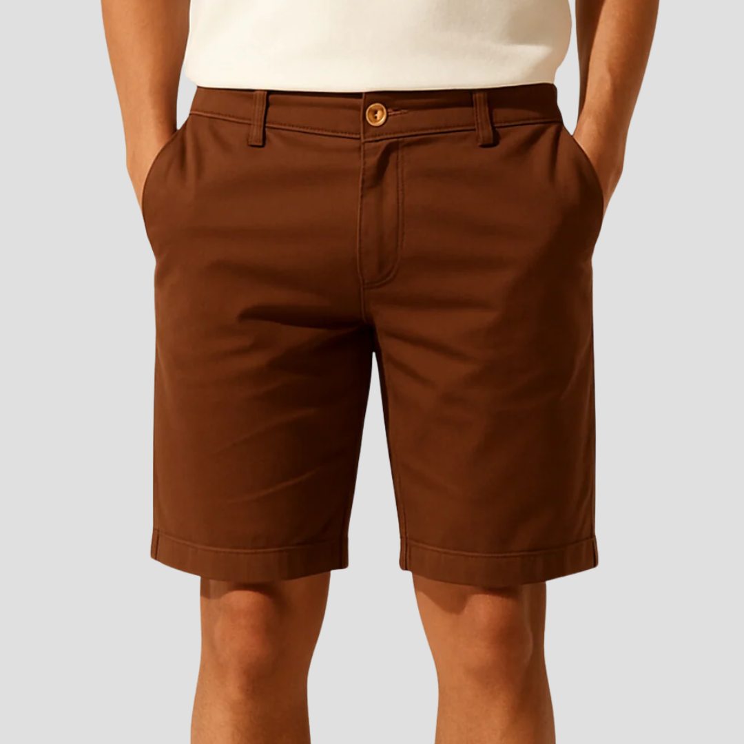 Luke | Cotton Chino Shorts