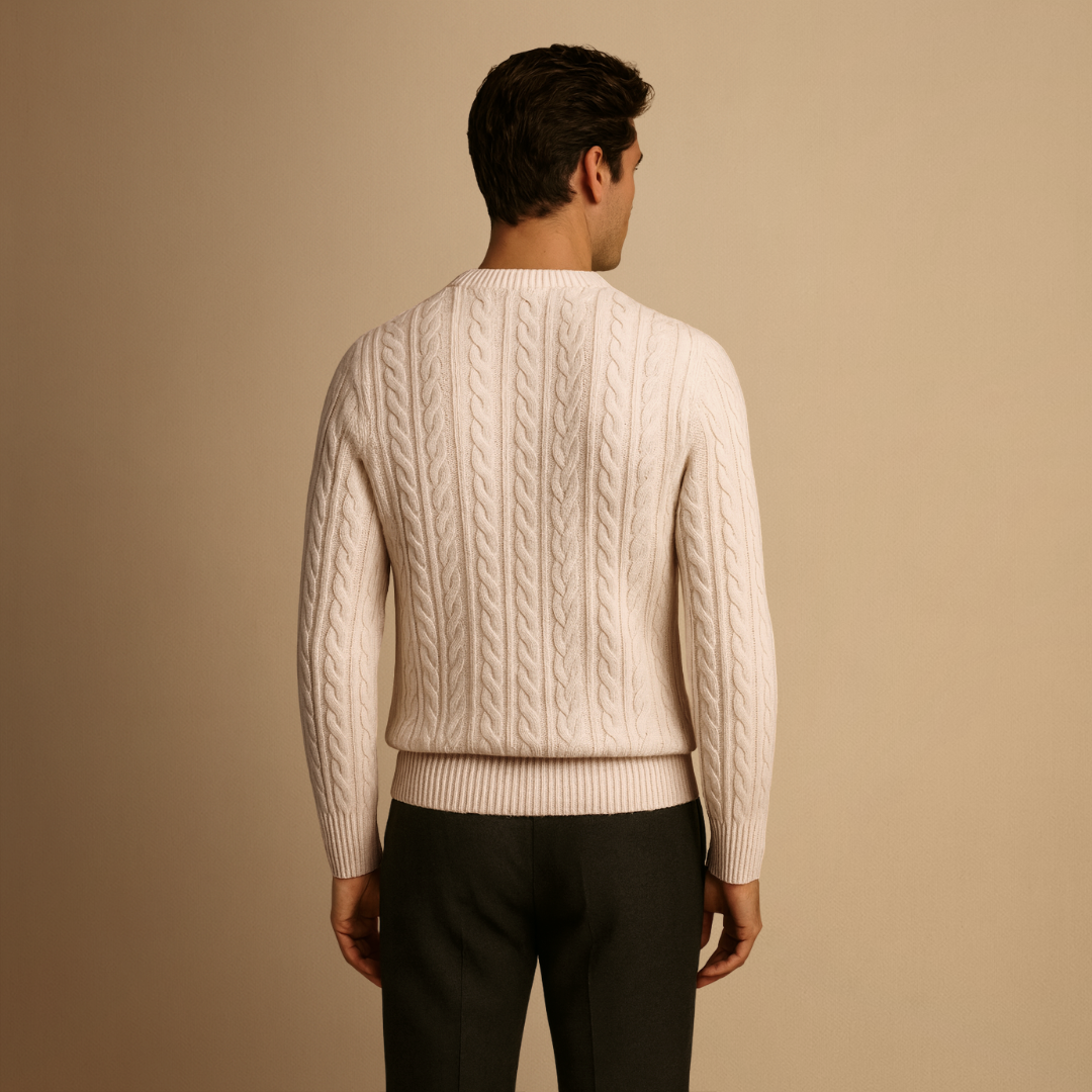 Kester | Wool Cable-Knit Jumper