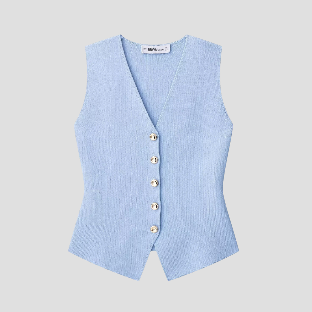 Honoria | Button-Front Vest