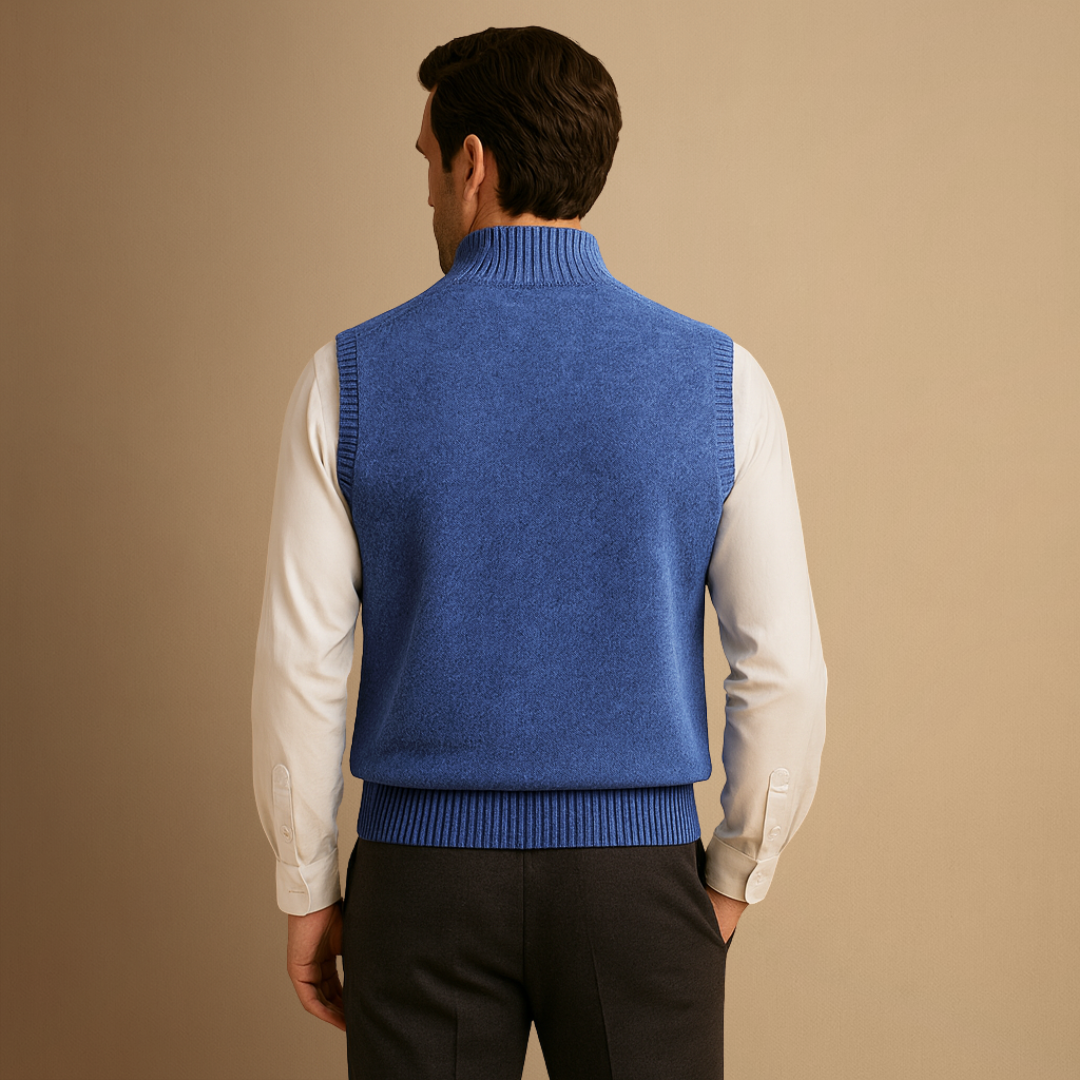Emrys | Zip-Up Knit Gilet