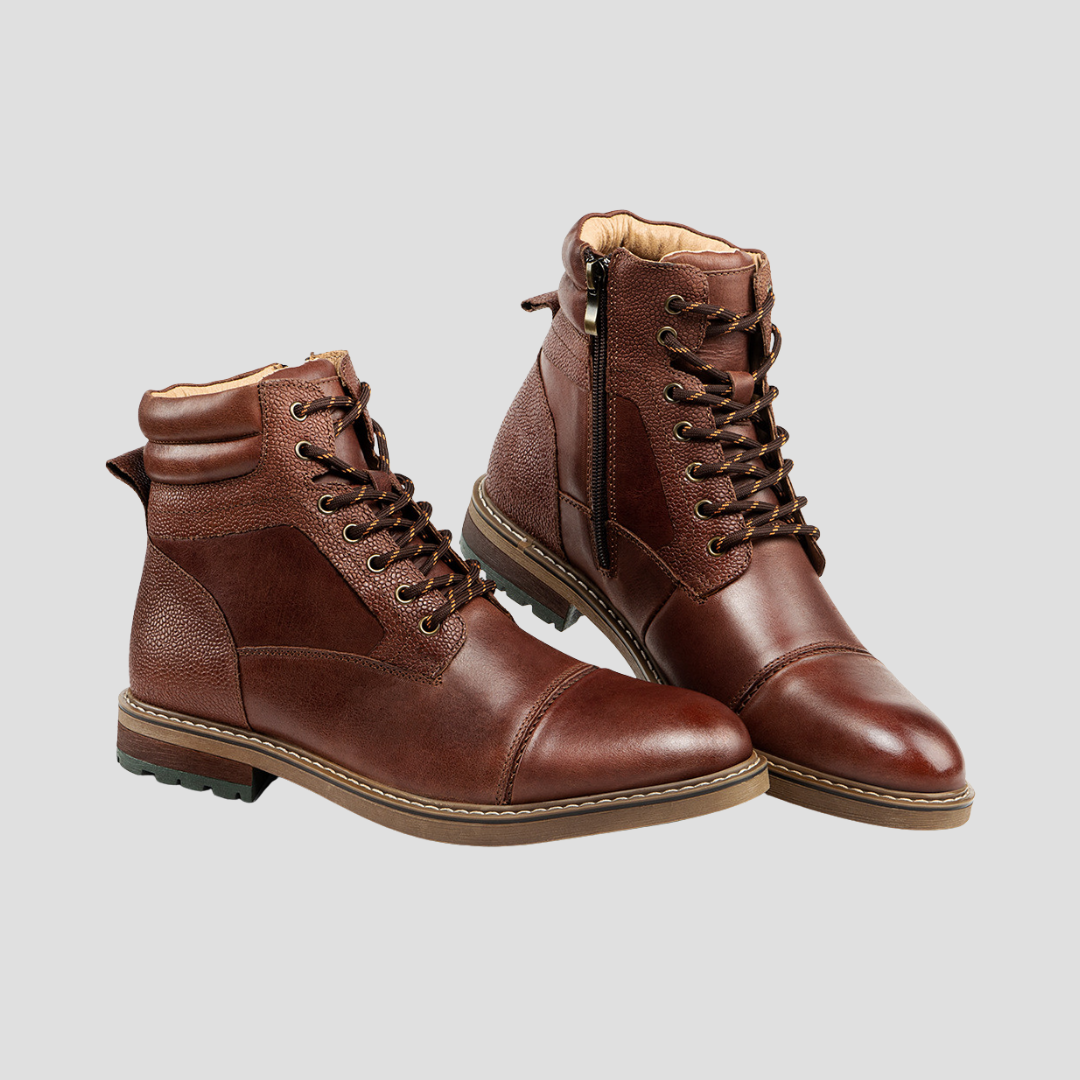 Oswald | Lace-Up Ankle Boots