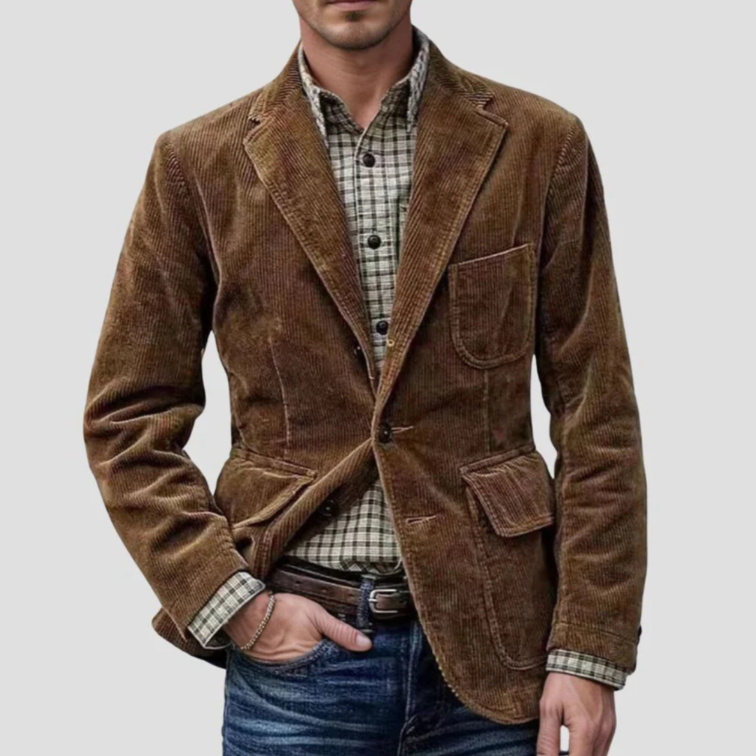 Auben | Textured Corduroy Blazer