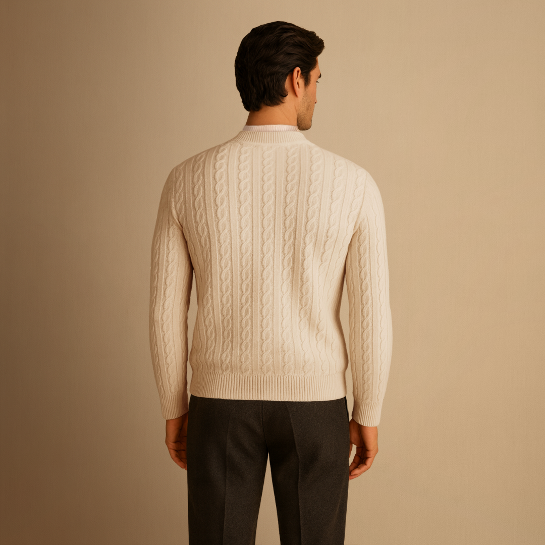 Kiton | Cable-Knit Button Sweater