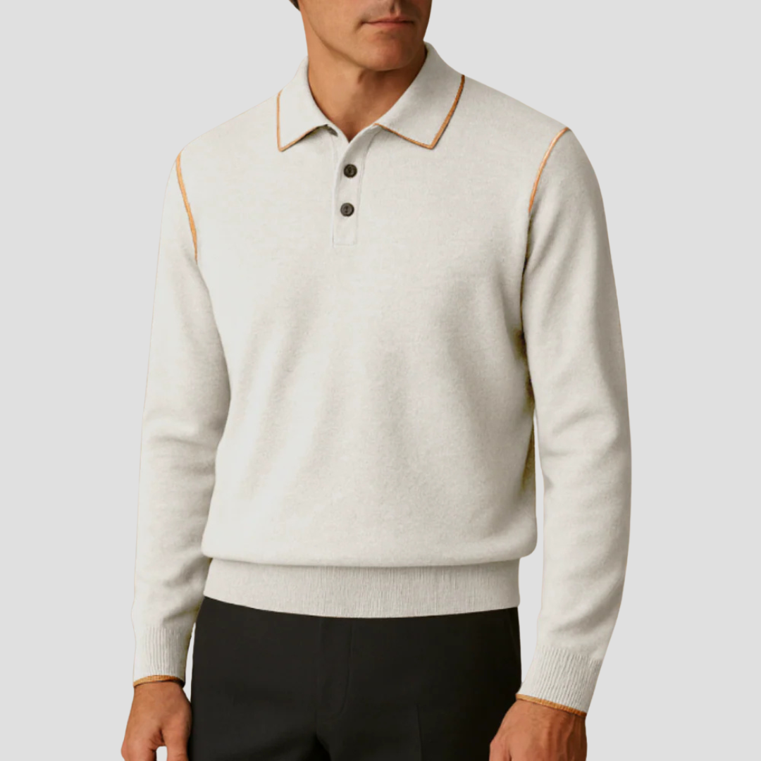Wilson | Cashmere Polo Sweater