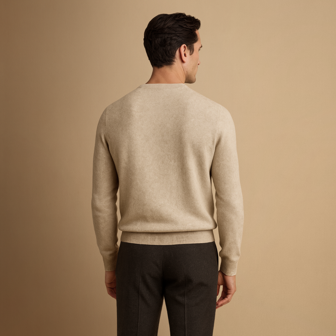 Wilson | Cashmere Polo Sweater