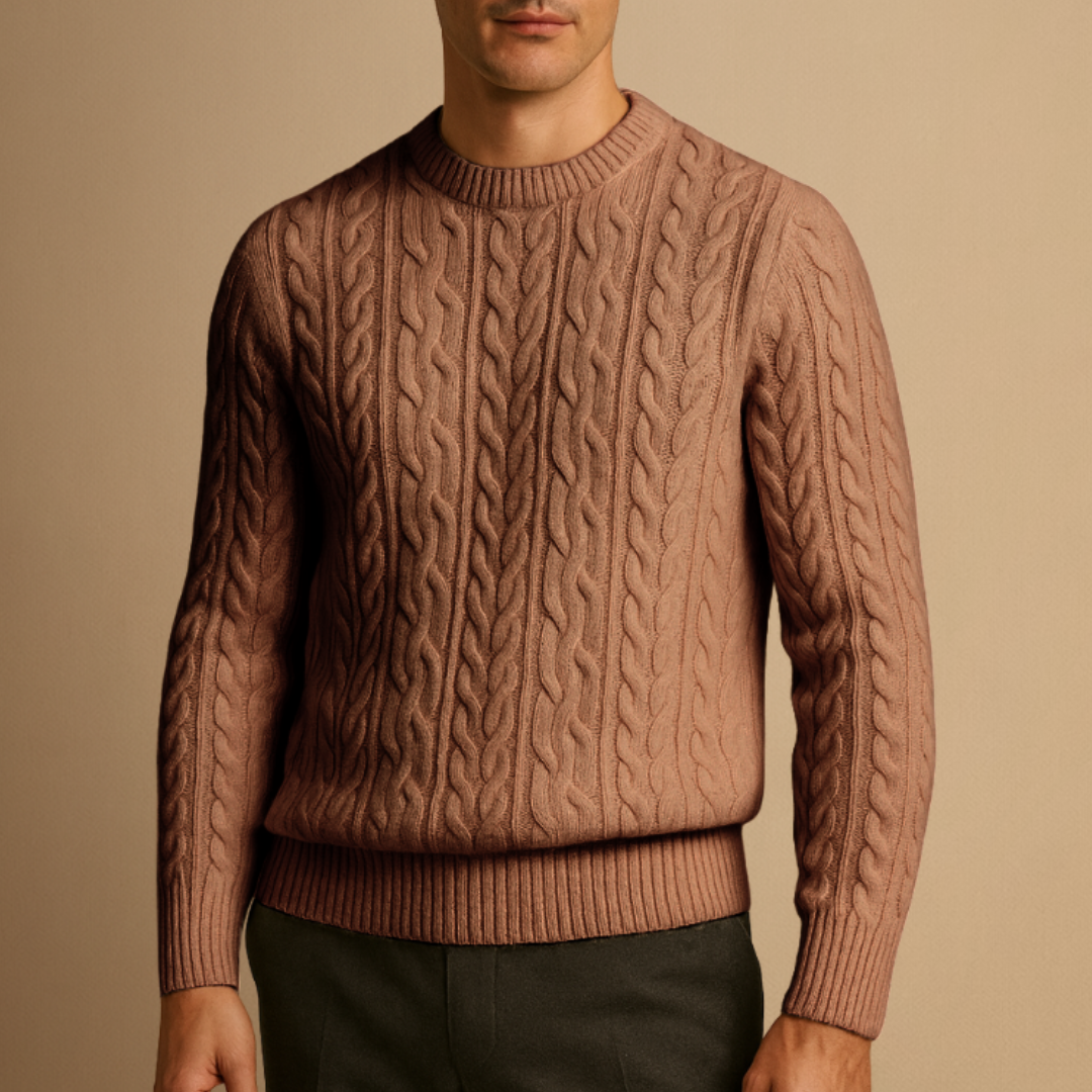 Kester | Wool Cable-Knit Jumper