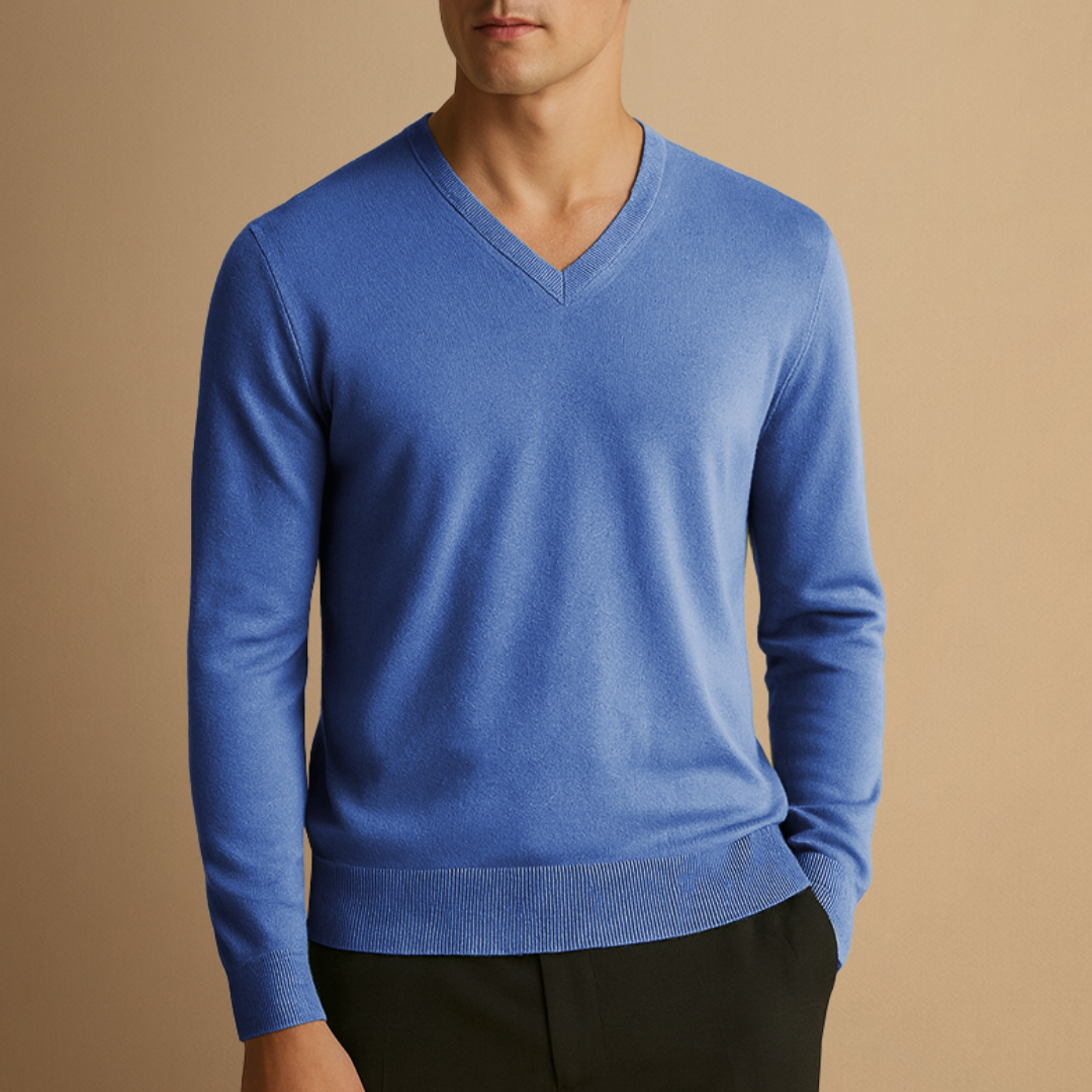 Borden | Classic V-Neck Jumper