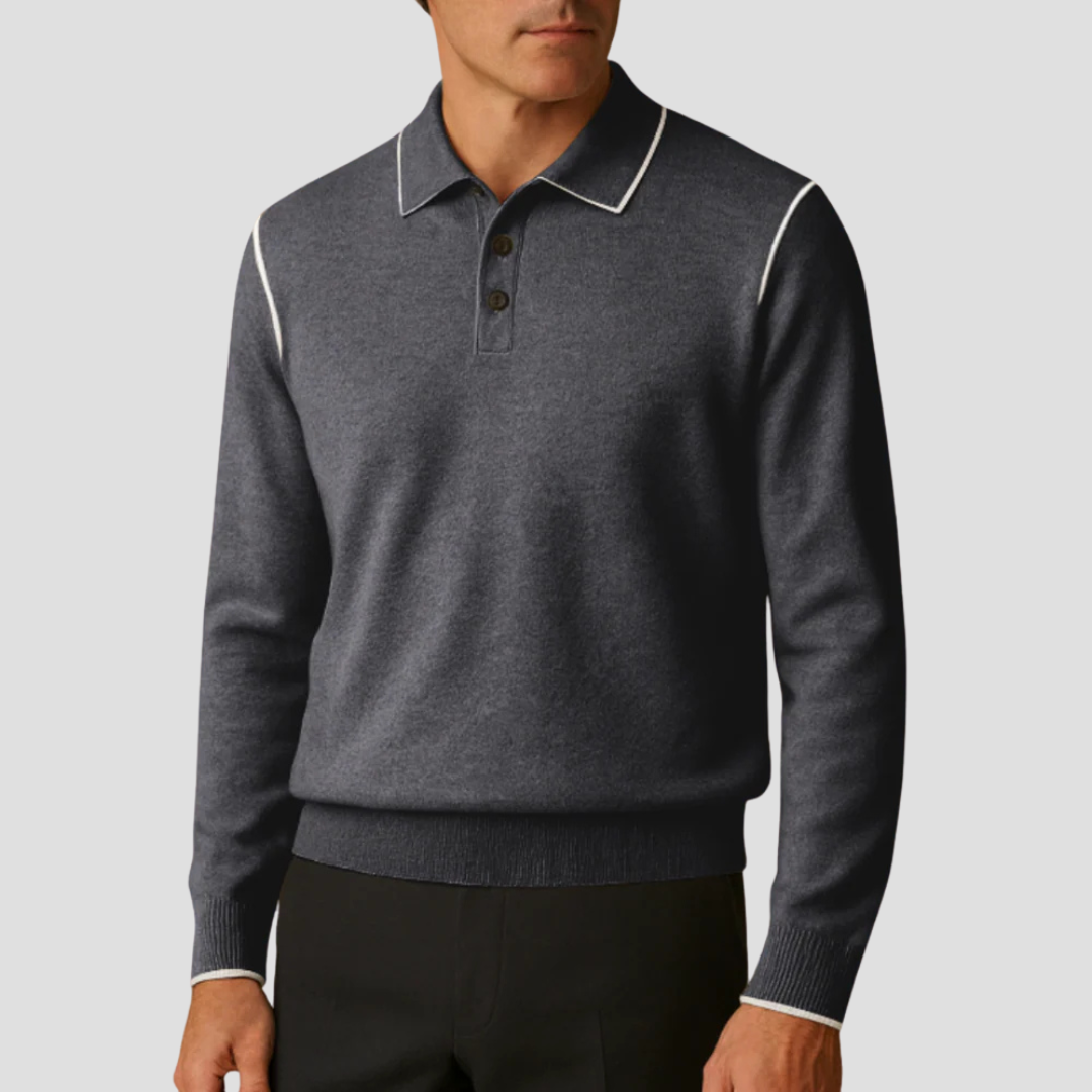 Wilson | Cashmere Polo Sweater