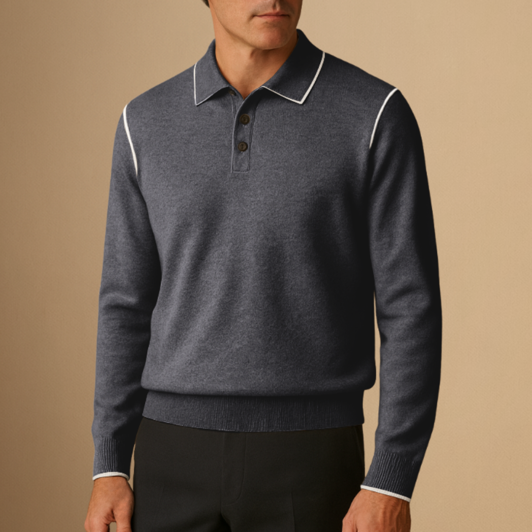 Wilson | Cashmere Polo Sweater