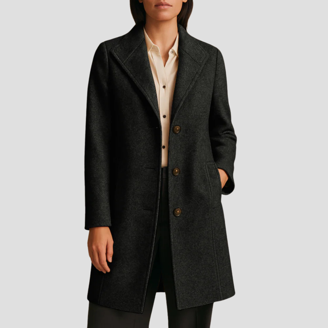 Ismay | Mid-Length Lapel Coat