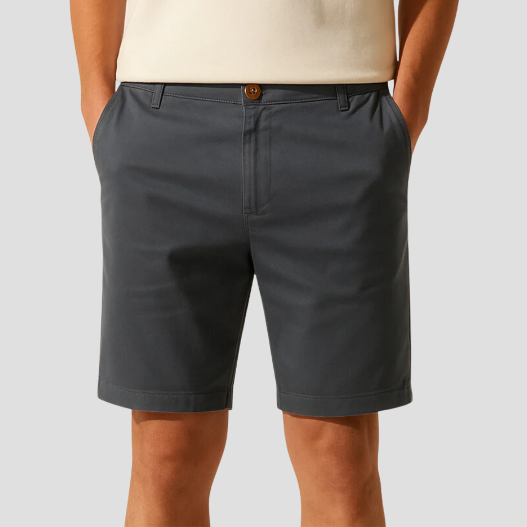 Luke | Cotton Chino Shorts