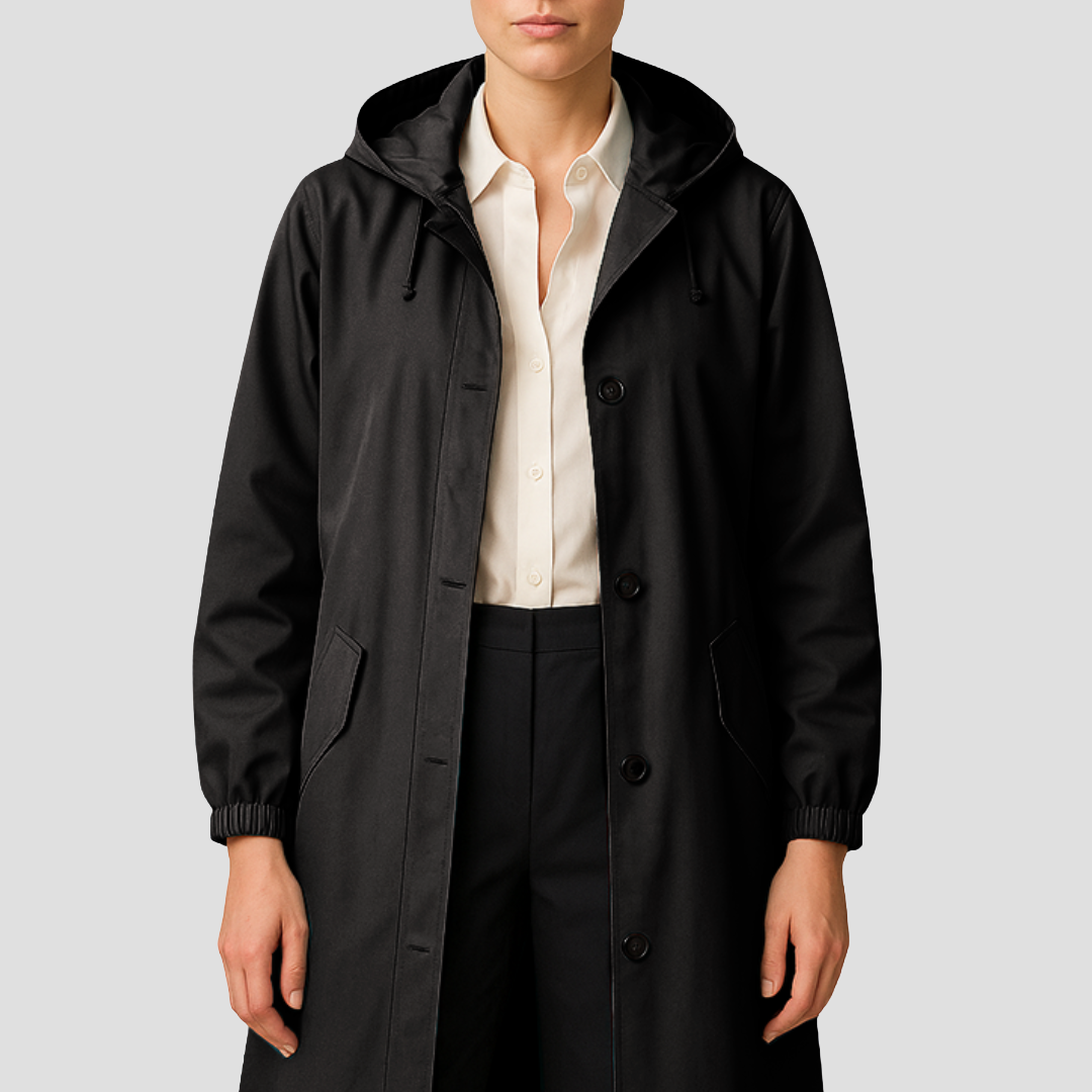 Violet | Hooded Trench Coat