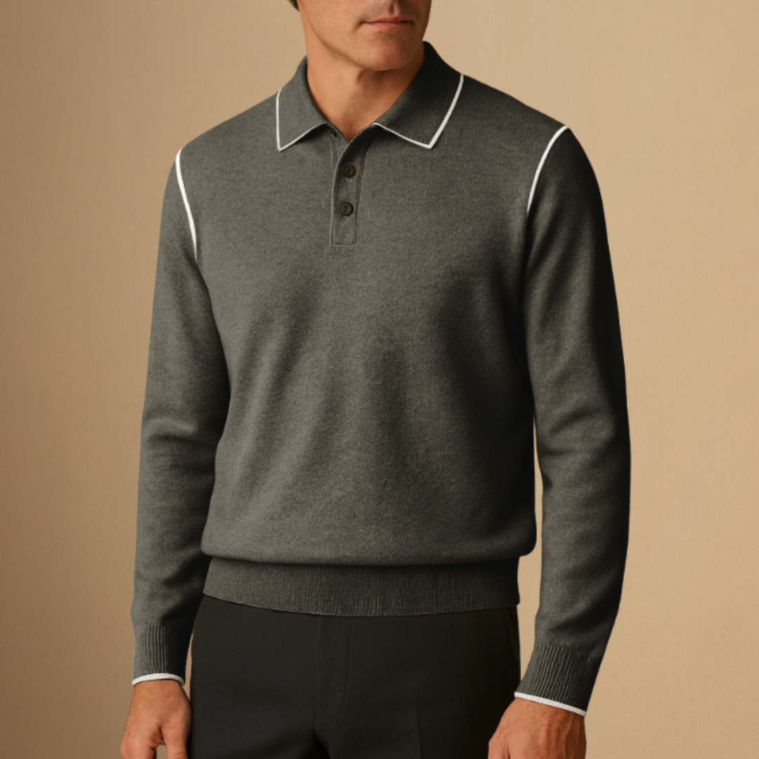 Wilson | Cashmere Polo Sweater