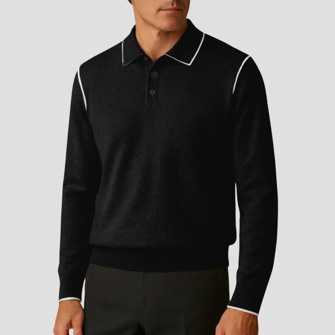 Wilson | Cashmere Polo Sweater