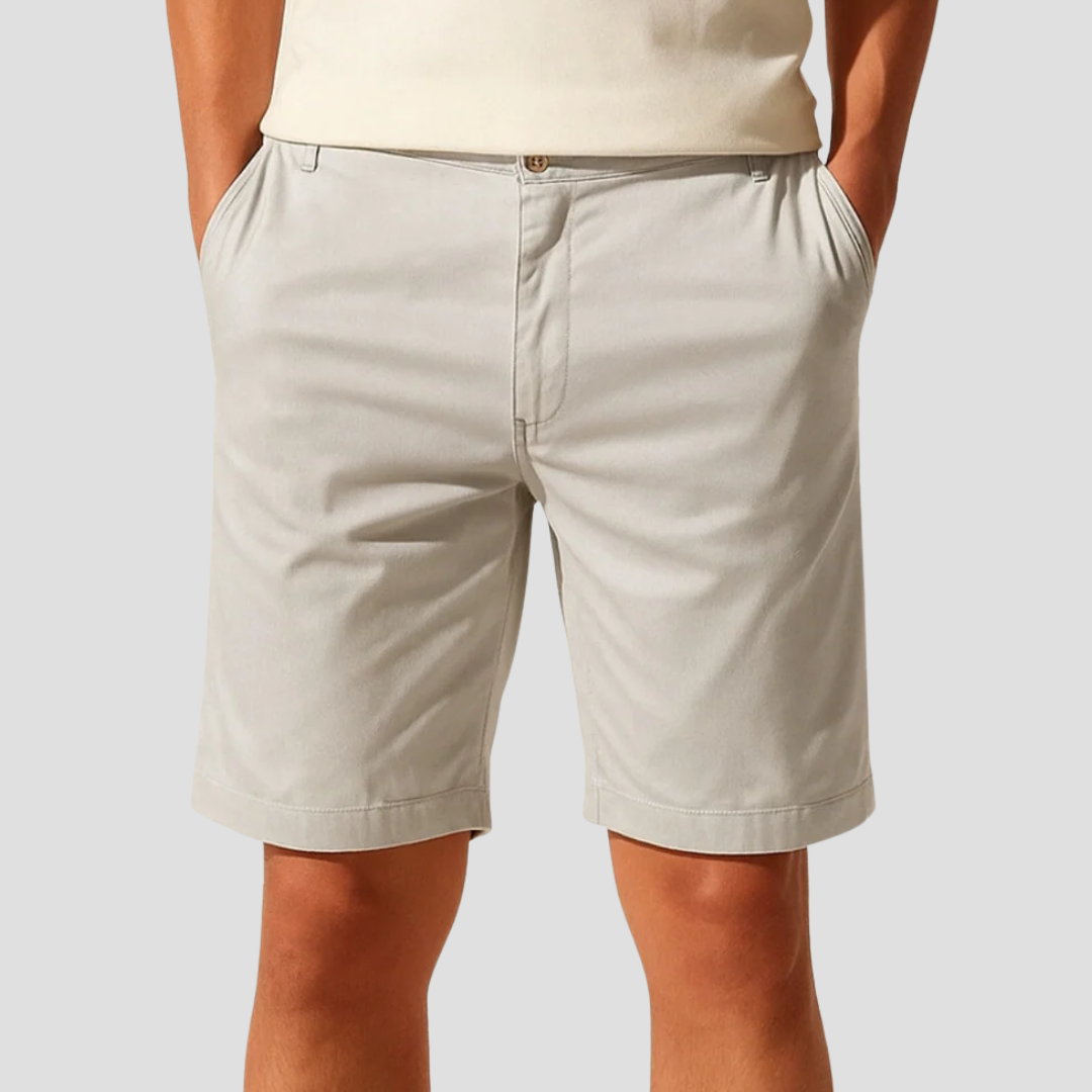 Luke | Cotton Chino Shorts