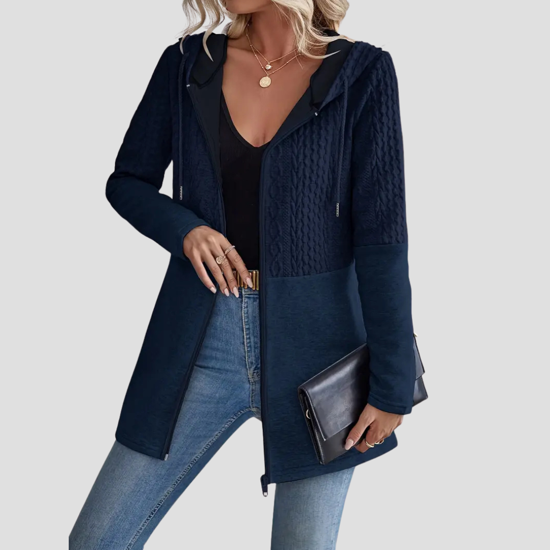 Eugenia | Zip-Up Hoodie Cardigan