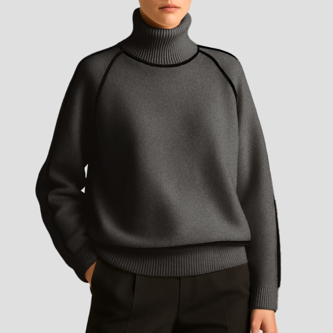 Yara | Refined Contrast Jumper