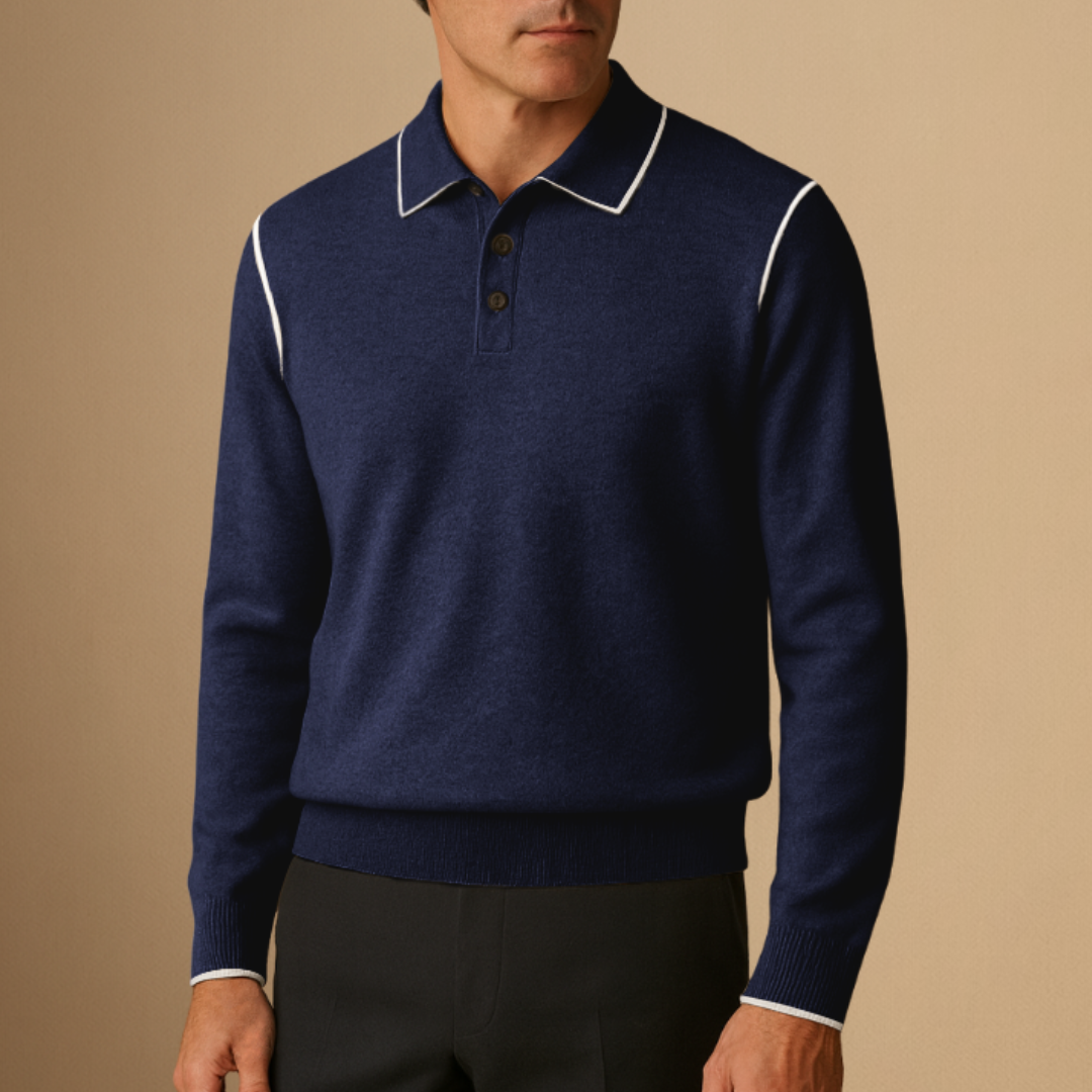 Wilson | Cashmere Polo Sweater