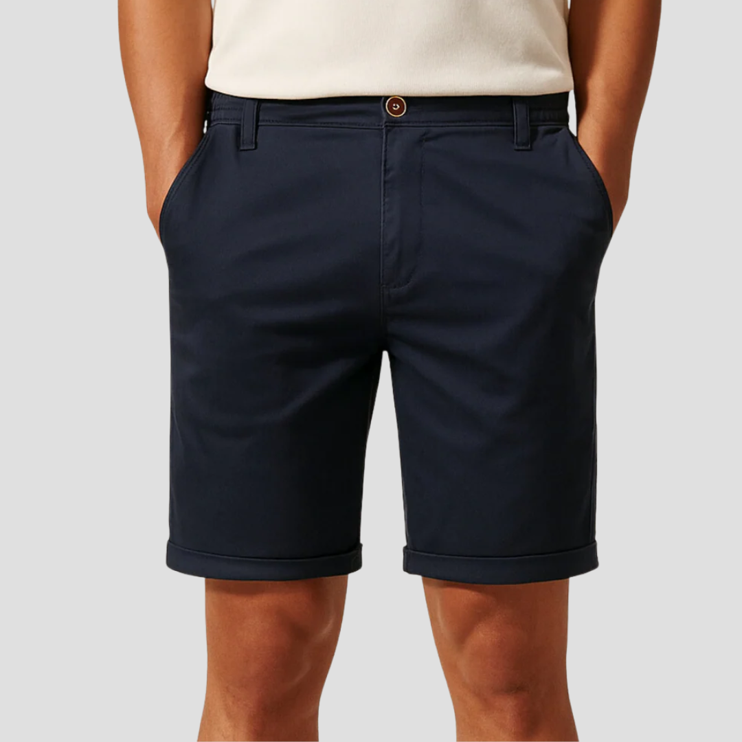 Luke | Cotton Chino Shorts