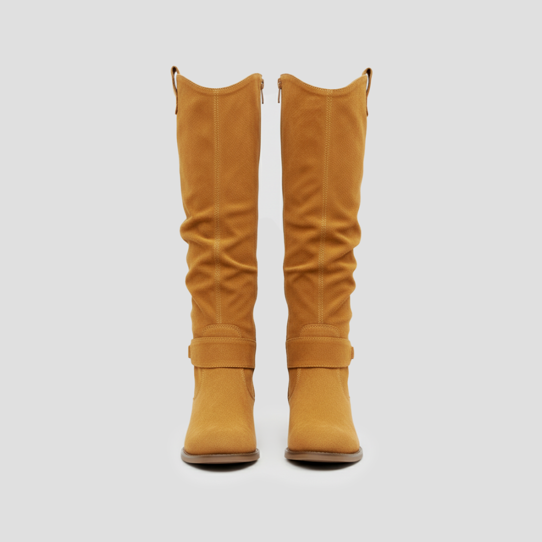 Bella | Suede Knee-High Boots