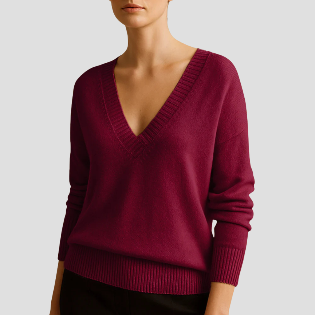 Clara | V-Neck Jumper
