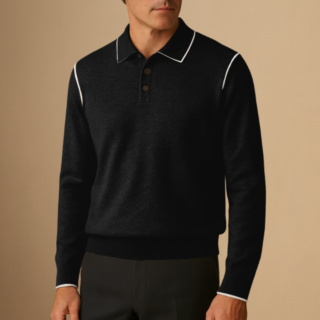 Wilson | Cashmere Polo Sweater