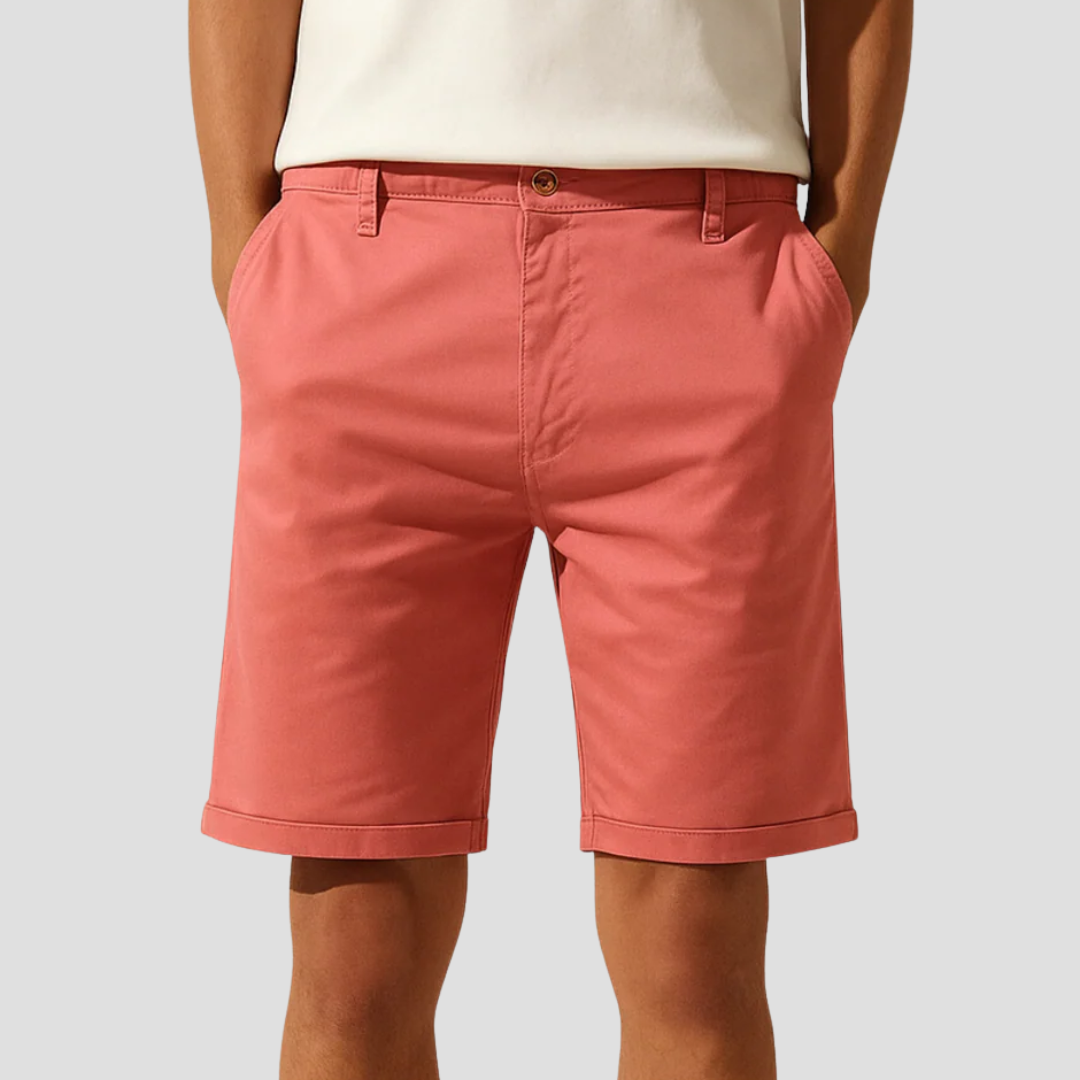 Luke | Cotton Chino Shorts